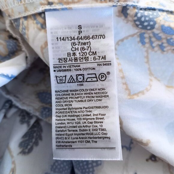 GAP Kids Floral Cotton Dress - Size 6-7 Years - Picture 5 of 9